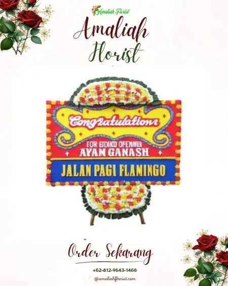 Sewa Papan Bunga Gading